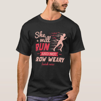 Frauen lustig, dass sie XC Cross Country laufen wi T-Shirt