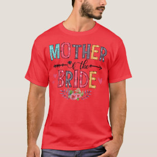 Frauen lustige Mutter der Brautehochensemme T-Shirt