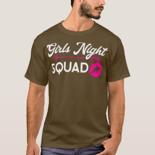 Frauen Mädchen Nachtschwadronen Party Damen Braut T-Shirt