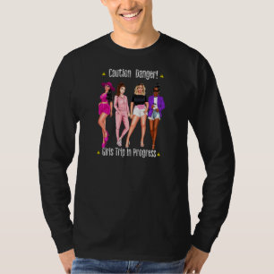 Frauen Mädchen-Trip in Arbeit Königinnen Urlaub Ho T-Shirt