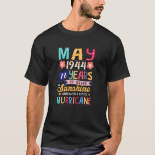 Frauen Mai 1944 78 Jahre Phantastische Blüte B T-Shirt