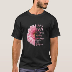 Frauen Mai Mädchen 1941 T 80 Jahre alt 80 Geburts T-Shirt