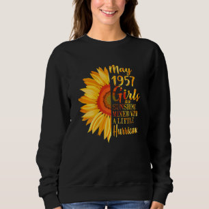 Frauen Mai Mädchen 1957 65. Geburtstag 65 Jahre al Sweatshirt