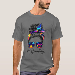 Frauen Mama Außerdienstliche Sonnenbrille Strand S T-Shirt