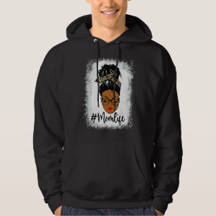 Frauen Mama Leben Blank Funny Mama Leopard Mes Hoodie