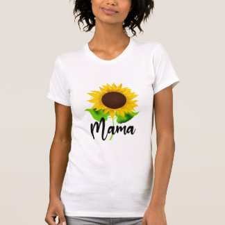 Frauen Mama Mama Sonnenblumen Leben, Sonnenschein  T-Shirt