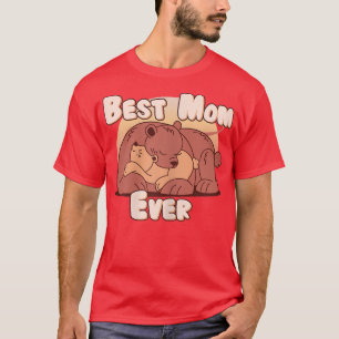 Frauen Mama tragen Niedlichen kleinen Bären mit Bä T-Shirt