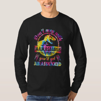 Frauen Mamasaurus Rex Dinosaurs Mamasaurus Familie T-Shirt