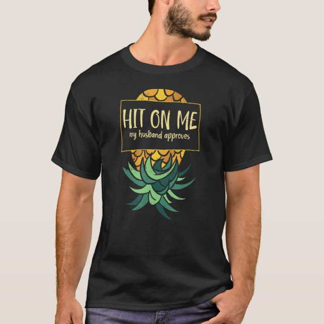 Frauen Männer Ananas subtile Schwänze 1 T-Shirt (Vorderseite)
