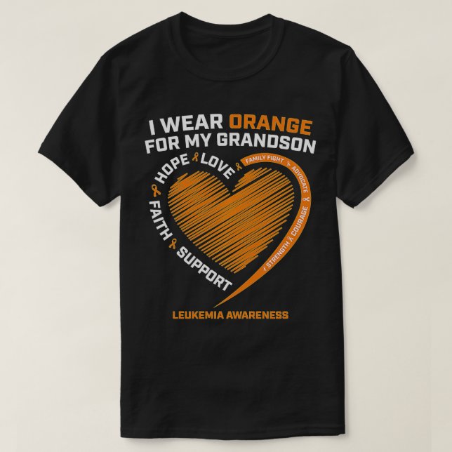 Frauen Männer, die ich Orange für meine Entenson L T-Shirt (Design vorne)