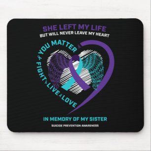 Frauen Männer Kinder im Gedächtnis Schwester Suizi Mousepad