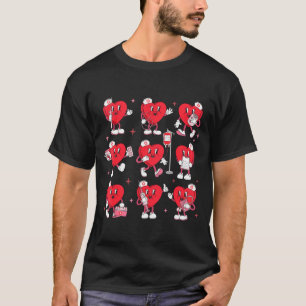 Frauen Männer Krankenpfleger Konversationsherzen V T-Shirt