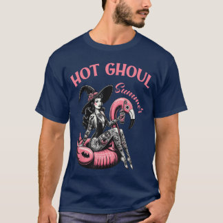 Frauen Männer Lustig Halloween Heißer Ghoul Sommer T-Shirt