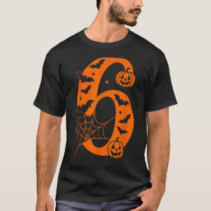 Frauen Männer Paar Halloween-Kostüm 6 7 Rizz Sechs T-Shirt