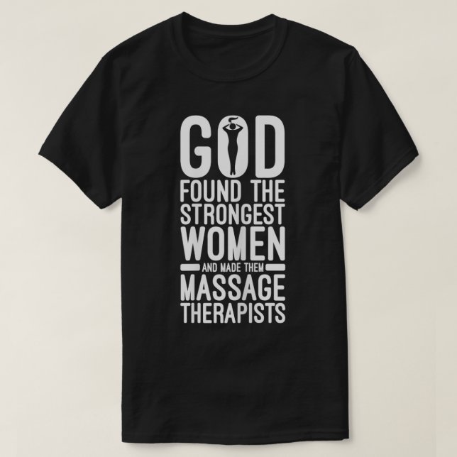 Frauen Massage Therapist Physikalische Therapie Fu T-Shirt (Design vorne)