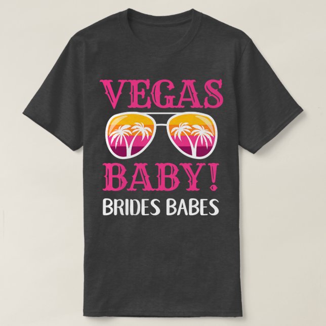 Frauen Matching Las Vegas Wedding Brides Babes Bri T-Shirt (Design vorne)