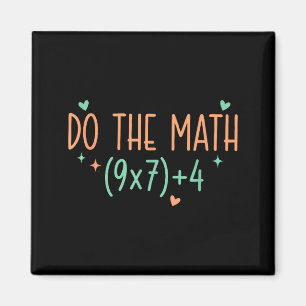 Frauen Mathe 67 Meme Six Seven Magnet