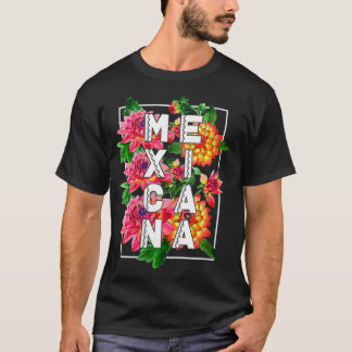 Frauen Meicana Latina Proud mit Dalia National Fl T-Shirt