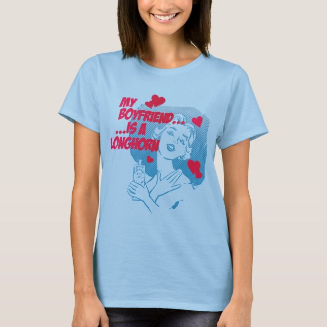 FRAUEN MEIN BOYFRIEND IST LANGE. T-Shirt (Vorderseite)