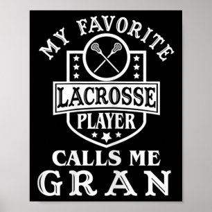 Frauen Mein Lieblings-Lacrosse-Spieler Nennt Mich Poster
