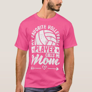 Frauen Mein Lieblings-Volleyball-Spieler nennt mic T-Shirt