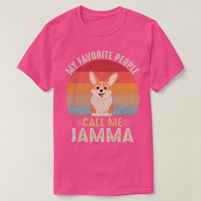 Frauen Meine Lieblings-Leute nennen mich Jamma Nie T-Shirt (Design vorne)