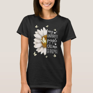 Frauen meine Lieblings-Leute nennen mich Oma Daisy T-Shirt