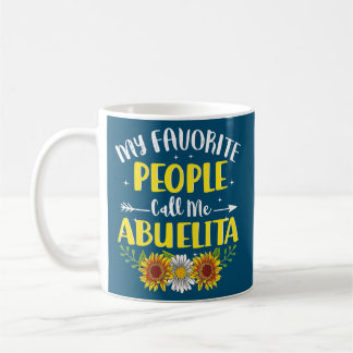 Frauen Meine Lieblingsmenschen nennen mich Abuelit Kaffeetasse