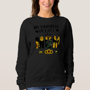 Frauen Meine Lieblingsmenschen nennen mich Mama Bl Sweatshirt