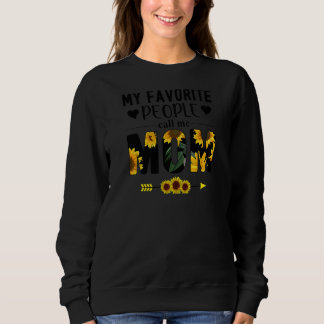 Frauen Meine Lieblingsmenschen nennen mich Mama Bl Sweatshirt