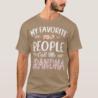 Frauen Meine Lieblingsmenschen nennen mich Oma 202 T-Shirt