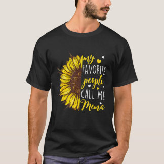 Frauen Meine Liebsten nennen mich Mema Oma Mot T-Shirt