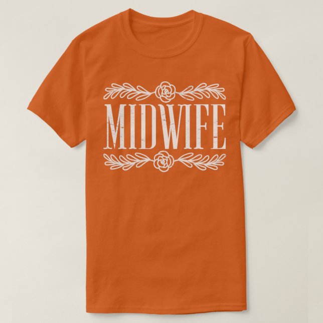 Frauen Midwifery Doula Geburtshilfe Hebamme T-Shirt (Design vorne)