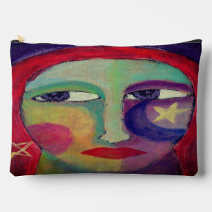 Frauen mit Abstrakter Kunst Zubehörtasche