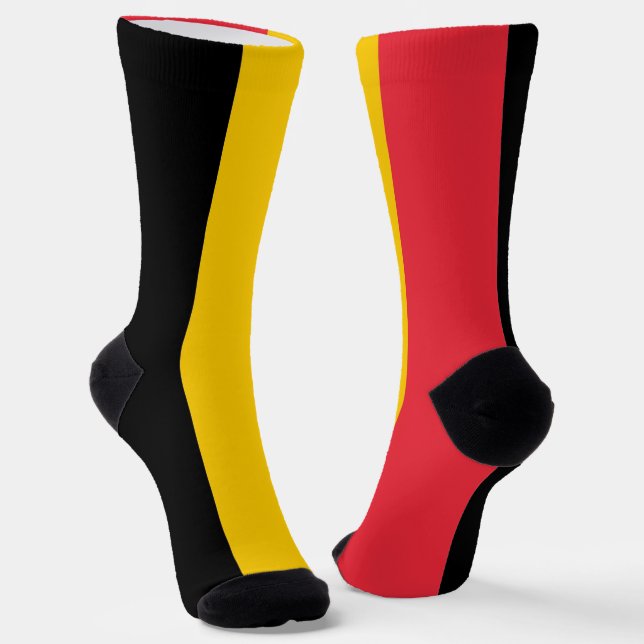 Frauen mit belgischer Flagge Socken (Gewinkelt)