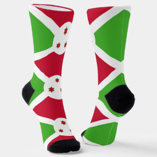 Frauen mit der Flagge Burundis Socken