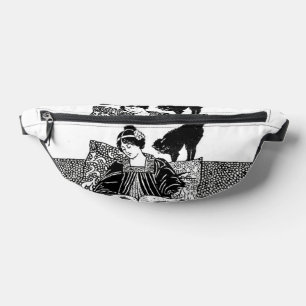 Frauen mit Katzenakzent Bauchtasche