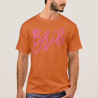 Frauen mit knallrosa Grafik T-Shirt