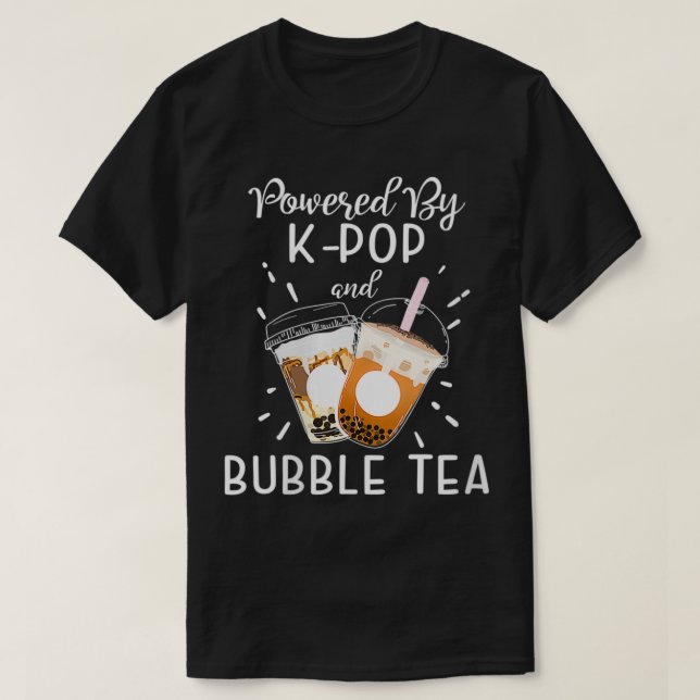 Frauen mit KPOP Boba Tea Bubble Tea T-Shirt (Design vorne)