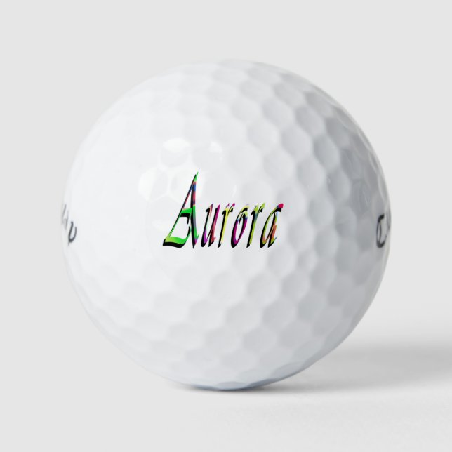 Frauen mit Namen Aurora, Golfball (Vorderseite)