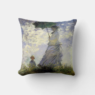 Frauen mit Sonnenschirm ~ Madame Monet mit ihrem S Kissen