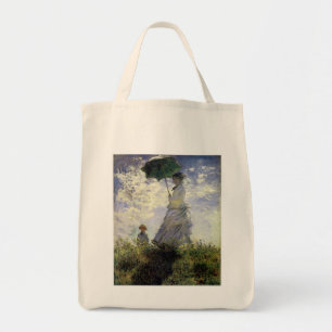 Frauen mit Sonnenschirm ~ Madame Monet mit ihrem S Tragetasche