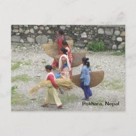 Frauen mit Wattenmatten Postkarte