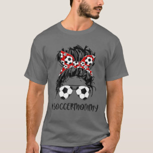 Frauen Mommy Life Soccer Lover Muttertagsbotschaft T-Shirt