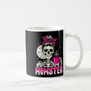 Frauen Momster-Totenkopf-Mutter-Kaffee-Liebhaber-H Kaffeetasse