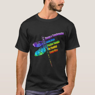 Frauen Motivationsgeschenk Libelle T-Shirt