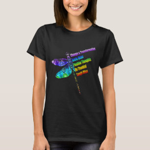 Frauen Motivationsgeschenk Libelle T-Shirt