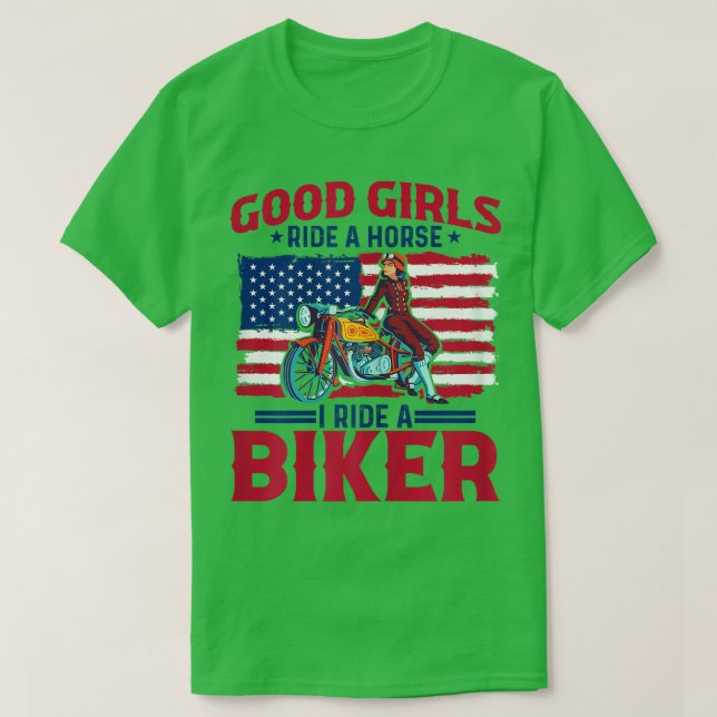 Frauen Motorrad-Shirt Frauen Motorrad Gramm T-Shirt (Design vorne)