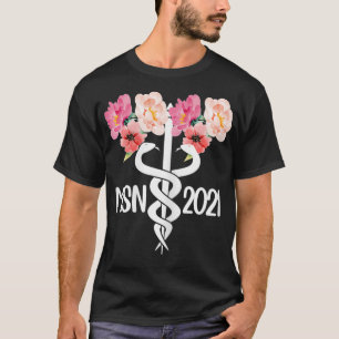 Frauen MSN 2021 Caduceus Master of Science in nur T-Shirt