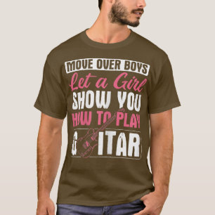 Frauen Musician Band Gitarrist Girl Show Ho T-Shirt
